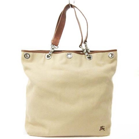 Burberry Novacheck canvas and leather reversible tote bag - Picture 4 of 14